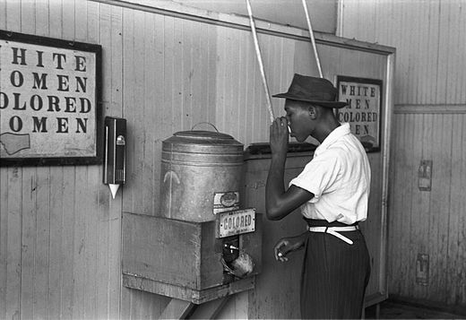 520px Colored Drinking Fountain From Mid 20th Century With African American Drinking