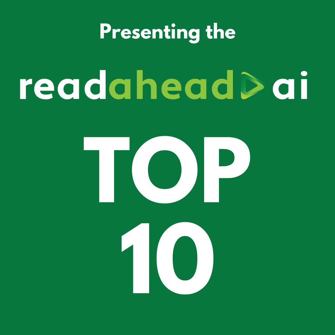 Presenting the Read Ahead AI Top 10